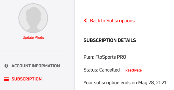 How to cancel Ring subscription